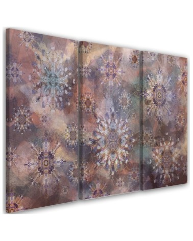 Canvas painting for living room - Colourful abstraction | FEEBY