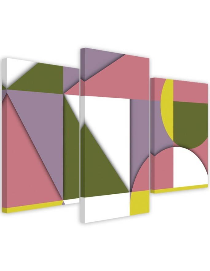 Obraz młodzieżowy na ścianę - Geometryczne kształty abstrakcja