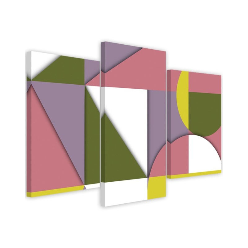 Obraz młodzieżowy na ścianę - Geometryczne kształty abstrakcja