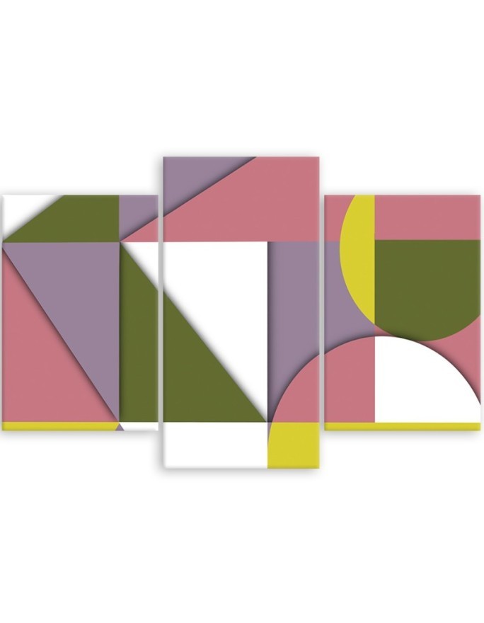 Obraz młodzieżowy na ścianę - Geometryczne kształty abstrakcja