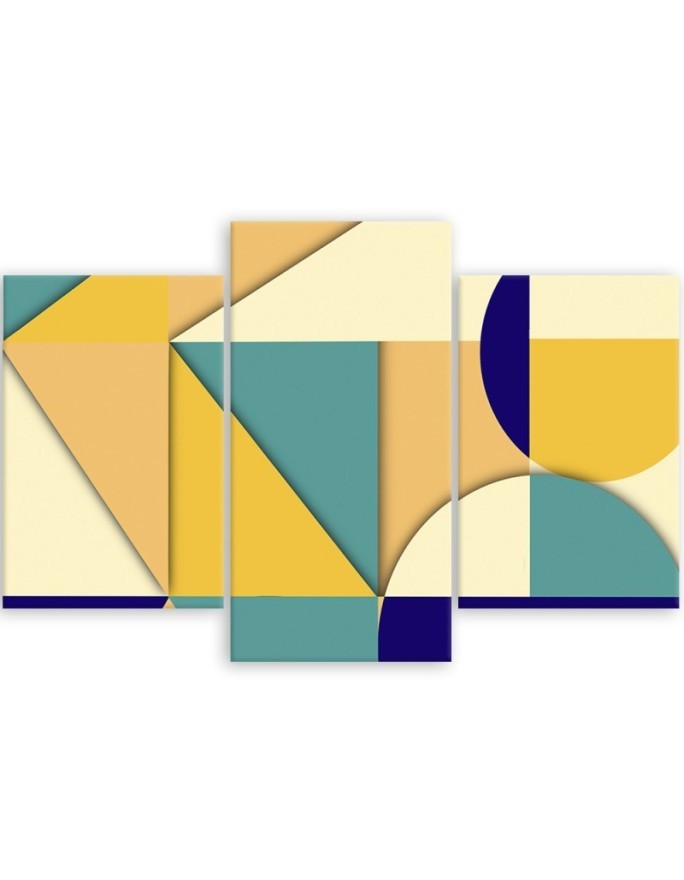 Obraz młodzieżowy na ścianę - Geometryczne kształty abstrakcja