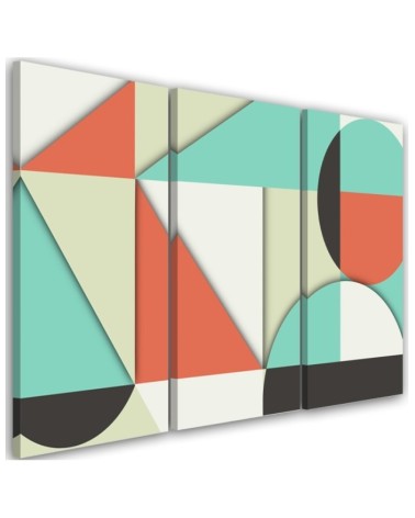 Colourful paintings for children - Geometric shapes abstract | FEEBY