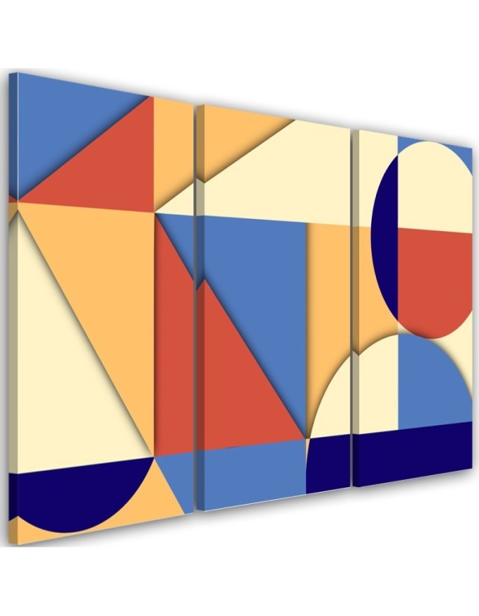 Kolorowe obrazy dla dzieci - Geometryczne kształty abstrakcja