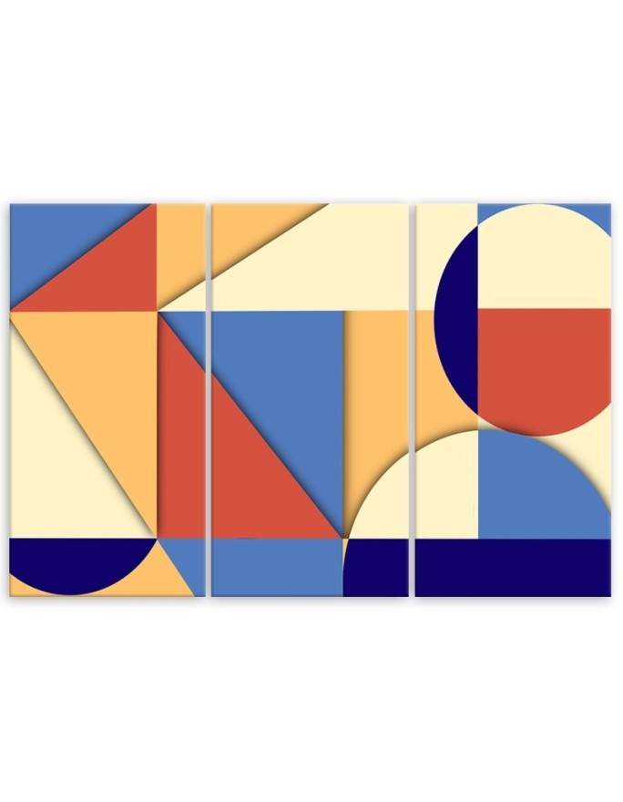 Kolorowe obrazy dla dzieci - Geometryczne kształty abstrakcja