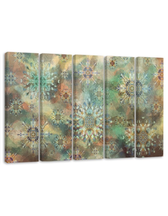 Modernes Wandbild - Mosaik der Sterne | Feeby