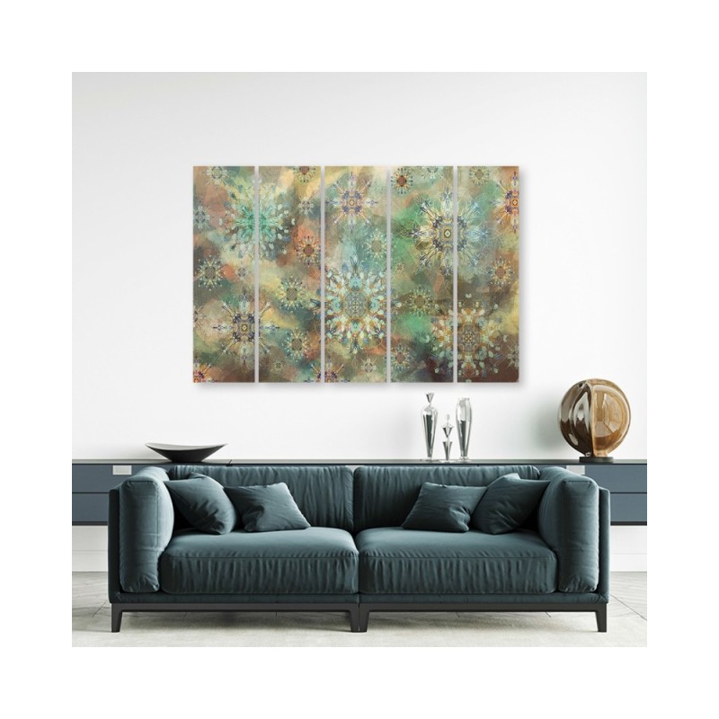 Modernes Wandbild - Mosaik der Sterne | Feeby