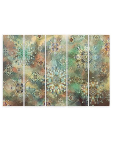 Modernes Wandbild - Mosaik der Sterne | Feeby