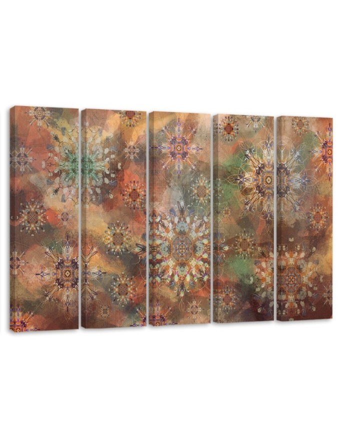 Dekoratives Leinwandbild - Mosaik der Sterne | Feeby