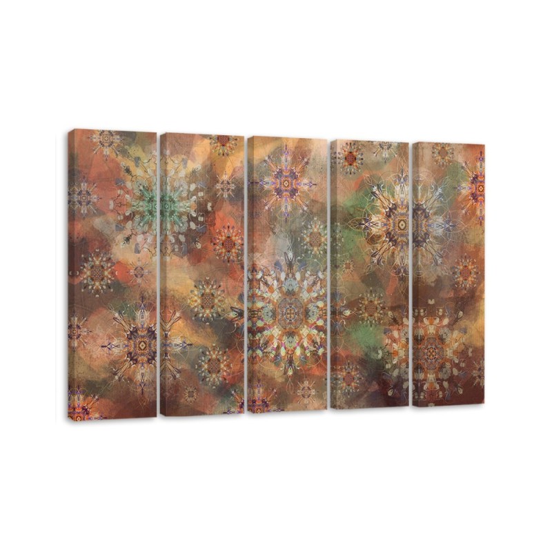 Dekoratives Leinwandbild - Mosaik der Sterne | Feeby