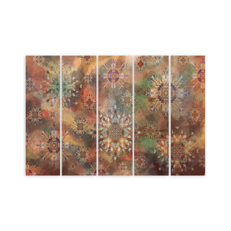 Dekoratives Leinwandbild - Mosaik der Sterne | Feeby