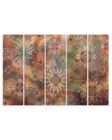 Dekoratives Leinwandbild - Mosaik der Sterne | Feeby