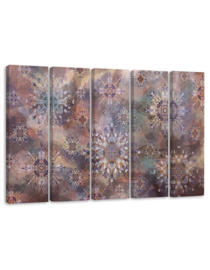 Modernes Wandbild - Mosaik der Sterne | Feeby