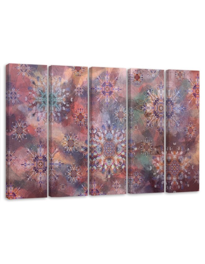 Wall painting for bedroom - Mandala oriental pattern | FEEBY