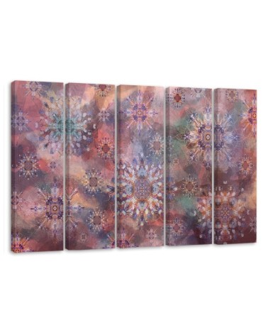 Wall painting for bedroom - Mandala oriental pattern | FEEBY