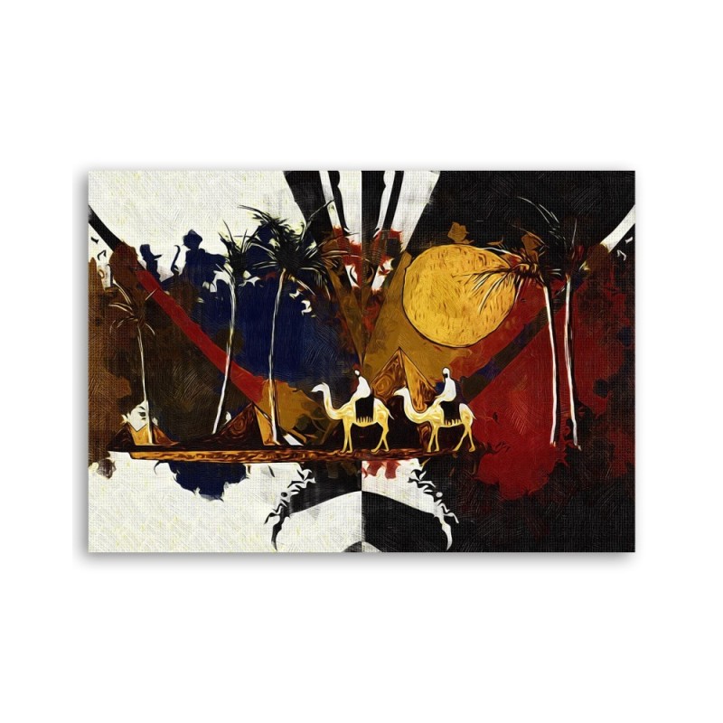 Leinwandbild - Afrikanische Landschaft | Feeby