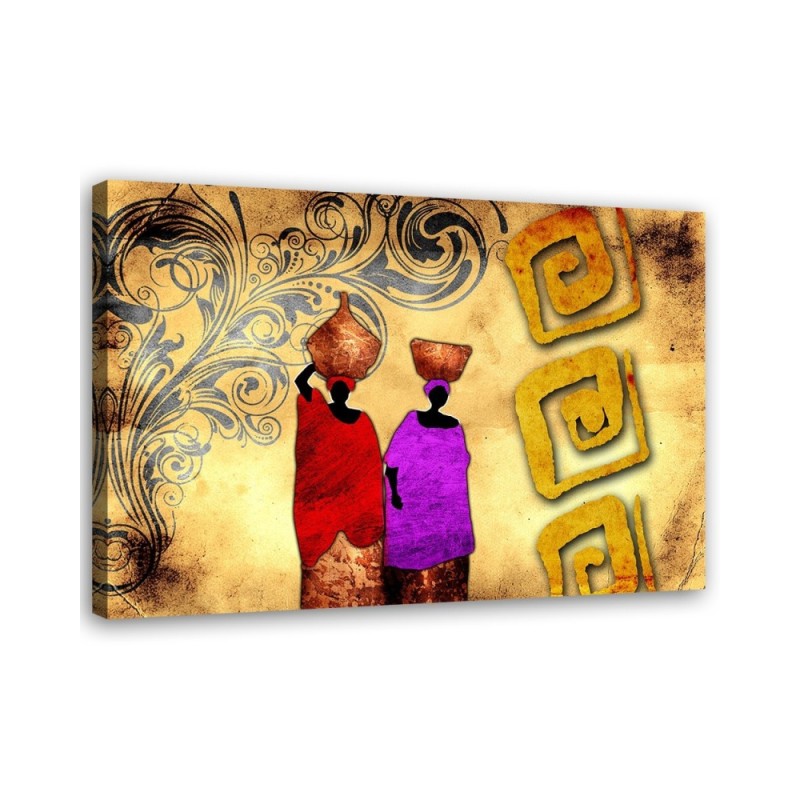 Bild auf Leinwand - Zwei afrikanische Frauen | Feeby