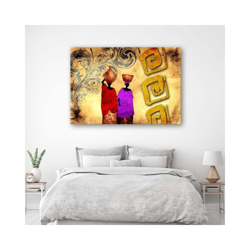 Bild auf Leinwand - Zwei afrikanische Frauen | Feeby