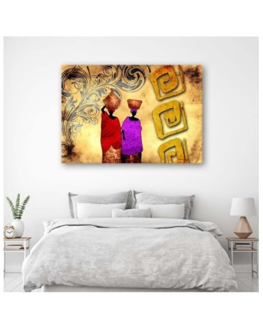 Bild auf Leinwand - Zwei afrikanische Frauen | Feeby