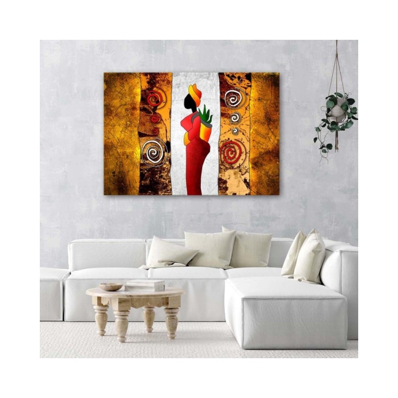 Leinwandbild - Indigene Frau | Feeby