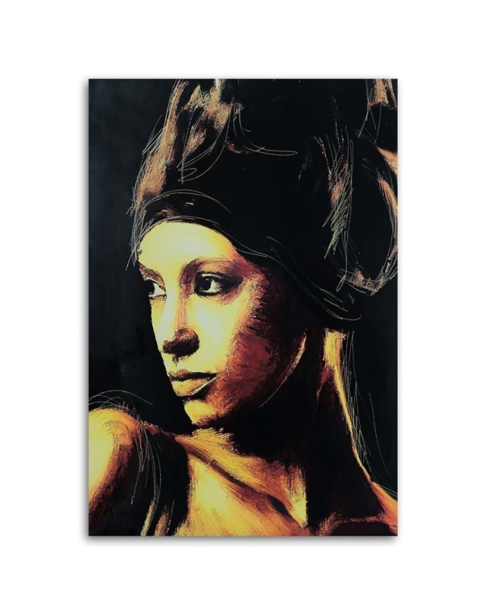 Obraz canvas dekoracyjny - Afrykańska kobieta portret