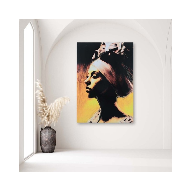 Leinwandbild - Porträt einer selbstbewussten Frau | Feeby