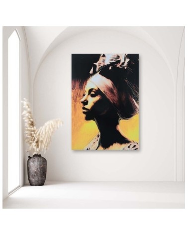 Leinwandbild - Porträt einer selbstbewussten Frau | Feeby