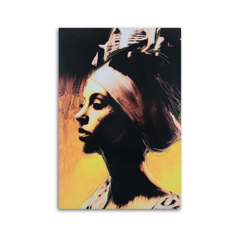 Leinwandbild - Porträt einer selbstbewussten Frau | Feeby