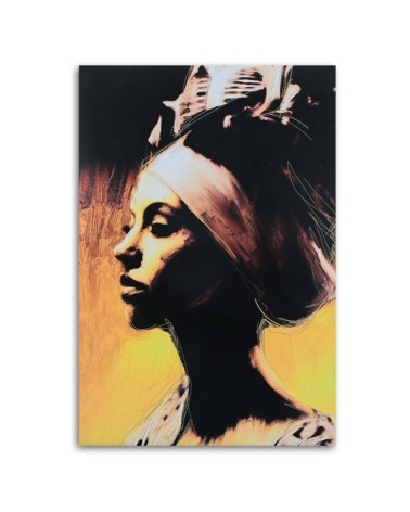 Leinwandbild - Porträt einer selbstbewussten Frau | Feeby