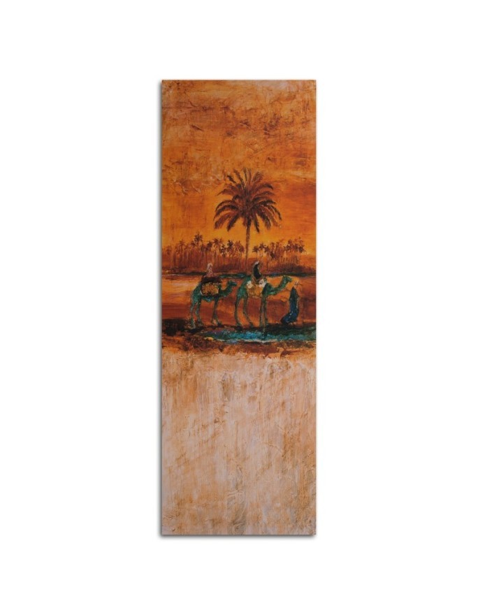 Decorative Canvas painting for living room - Camels in the desert | FEEBY
