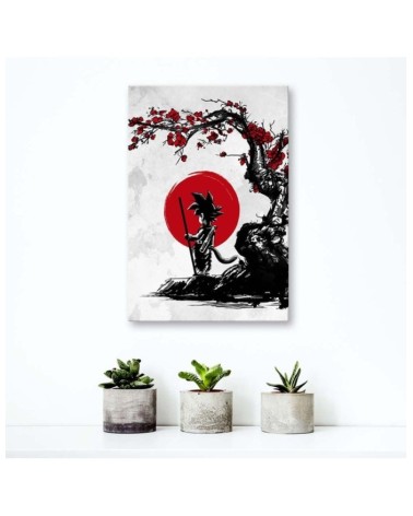 Leinwandbild - Goku und der rote Mond | Feeby