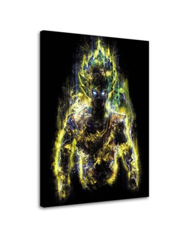 Dekoratives Leinwandbild - Goku der Anime-Held | Feeby