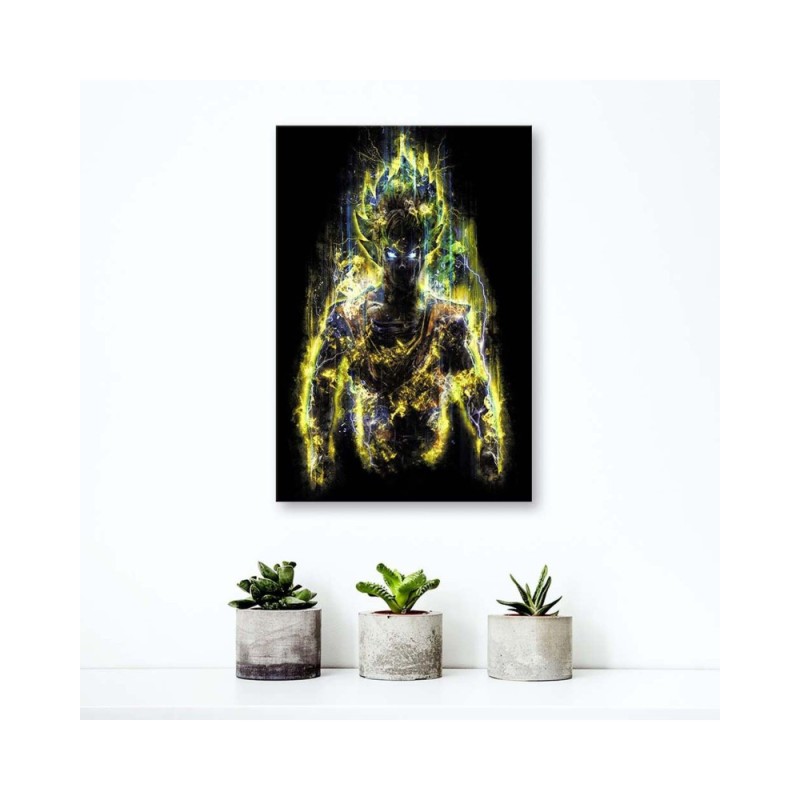 Dekoratives Leinwandbild - Goku der Anime-Held | Feeby