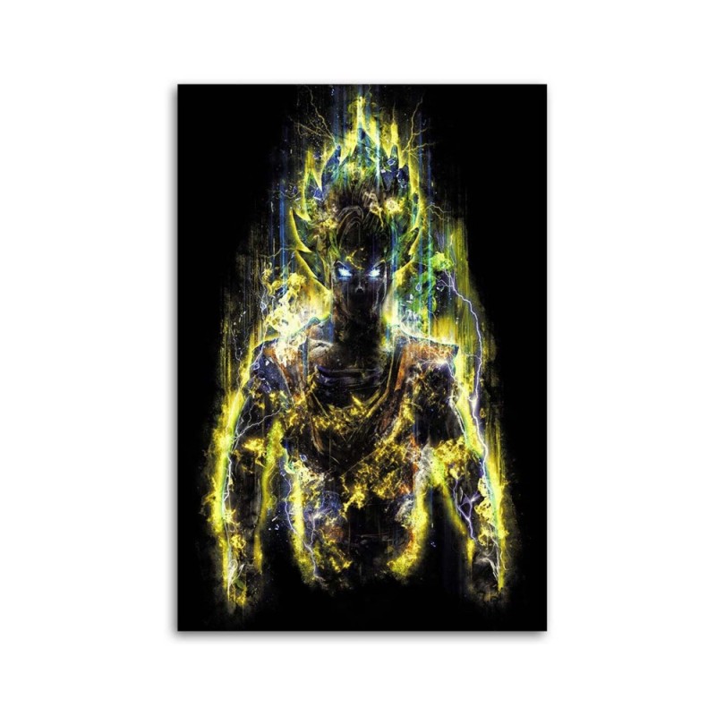 Dekoratives Leinwandbild - Goku der Anime-Held | Feeby