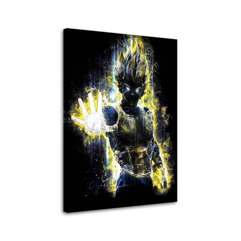 Wandbild für Wohnzimmer - Vegeta Anime-Figur | Feeby
