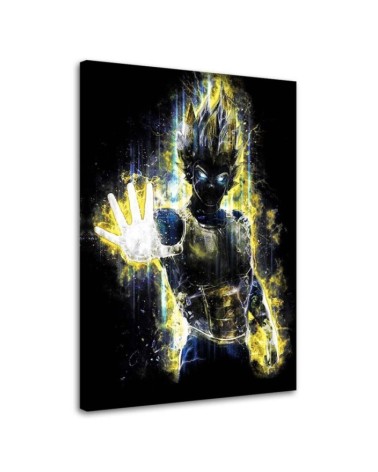 Wandbild für Wohnzimmer - Vegeta Anime-Figur | Feeby