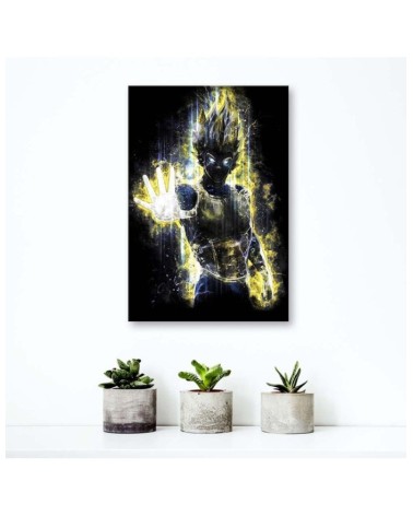 Wandbild für Wohnzimmer - Vegeta Anime-Figur | Feeby