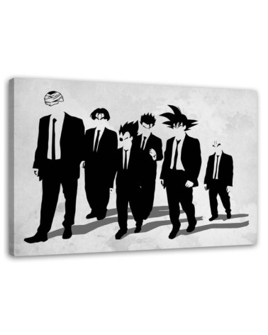 Leinwandbild - Elegante Anime-Figuren in Anzügen | Feeby