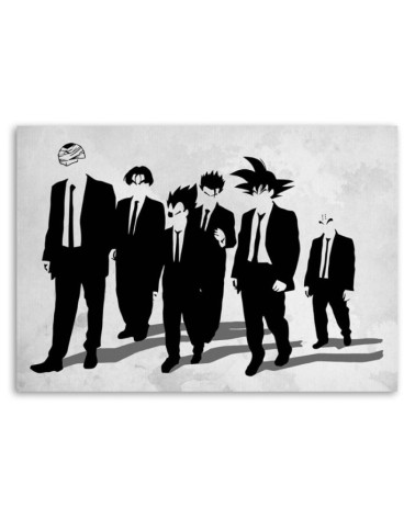 Leinwandbild - Elegante Anime-Figuren in Anzügen | Feeby