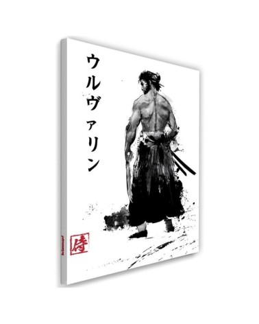 Canvas prints for teenager's room - Samurai sumi-e Dr.Monekers | FEEBY
