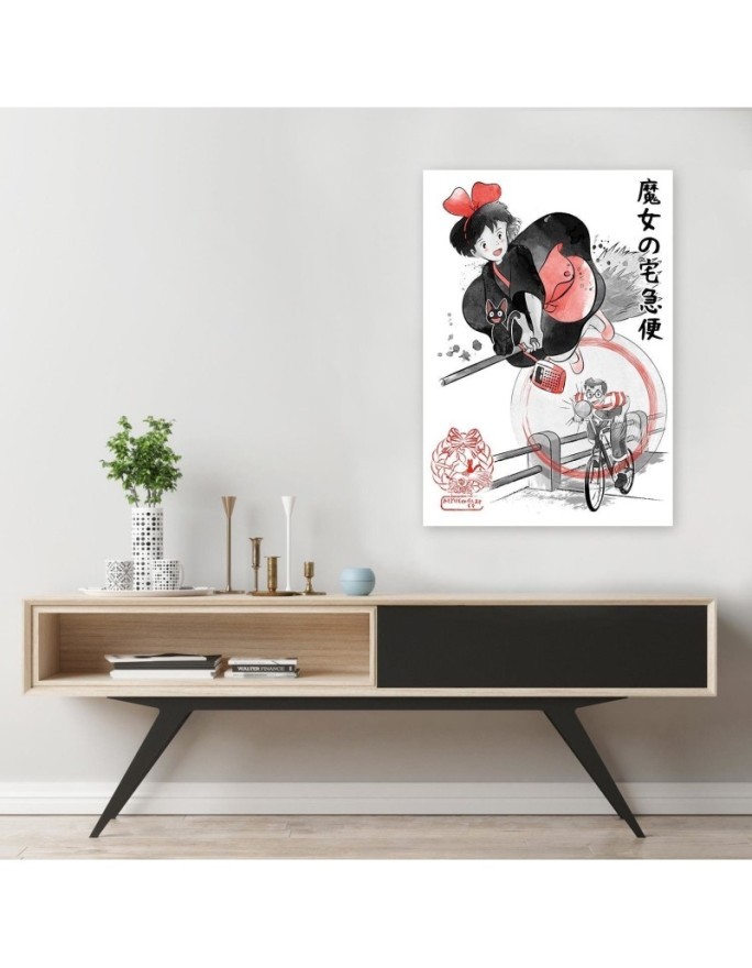 Obraz do pokoju dziecka - Anime manga Sumi-e Dr.Monekers