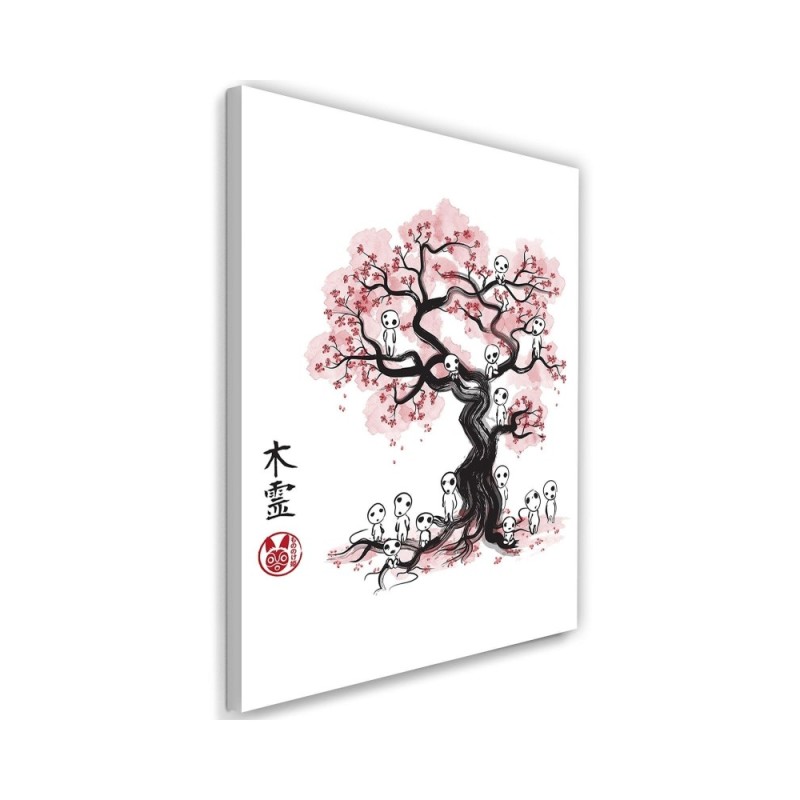 Youth wall painting - Forest spirits Sumi-e Dr.Monekers | FEEBY