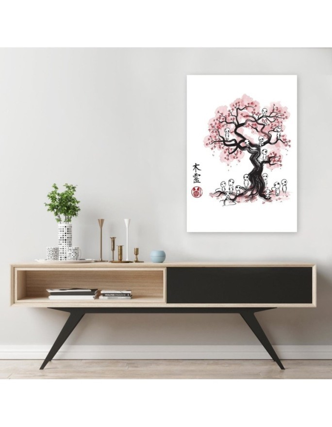 Youth wall painting - Forest spirits Sumi-e Dr.Monekers | FEEBY