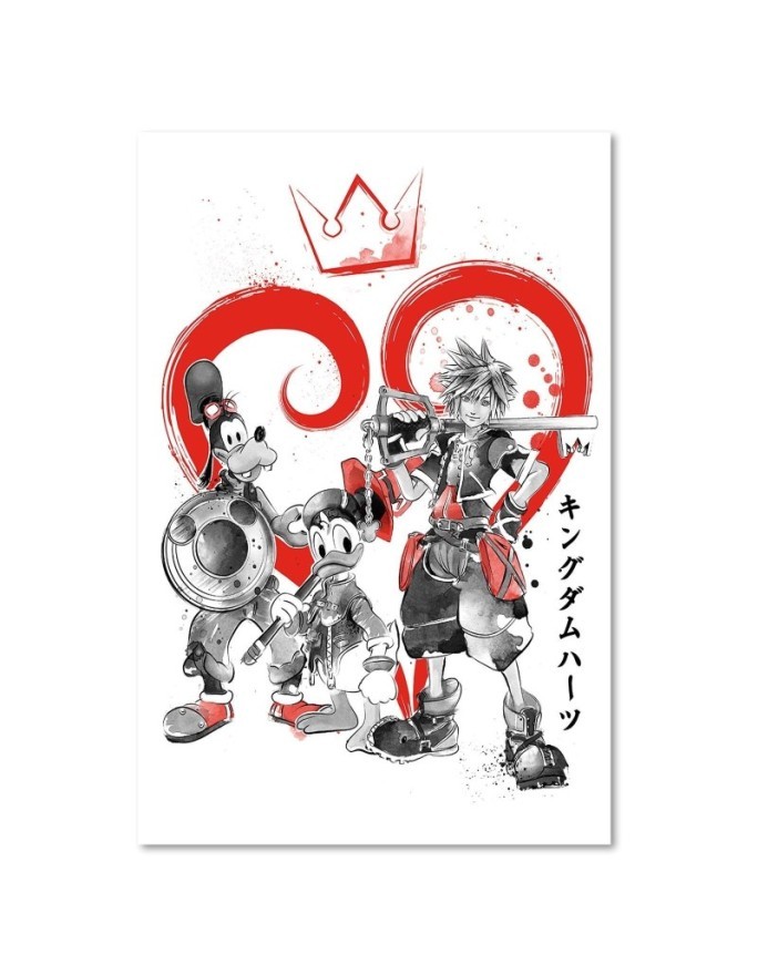 Obraz młodzieżowy na płótnie - Kingdom Hearts Dr.Monekers