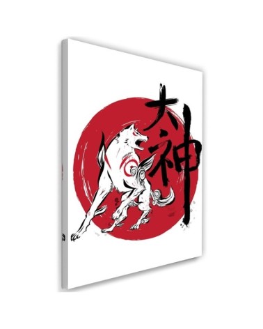 Canvas prints for teenager - Great God sumi-e Dr.Monekers | FEEBY