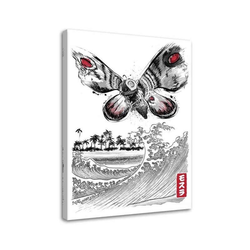 Godzilla - modern Canvas paintings for the youth room | FEEBY