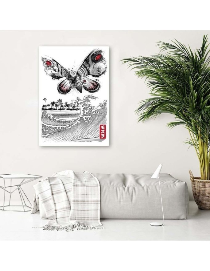 Godzilla - nowoczesne obrazy do pokoju młodzieżowego