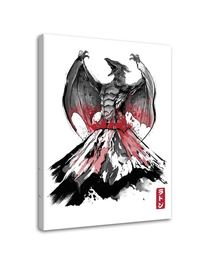 Ilustracja wydruk na płótnie - Filmy Godzilla Dr.Monekers