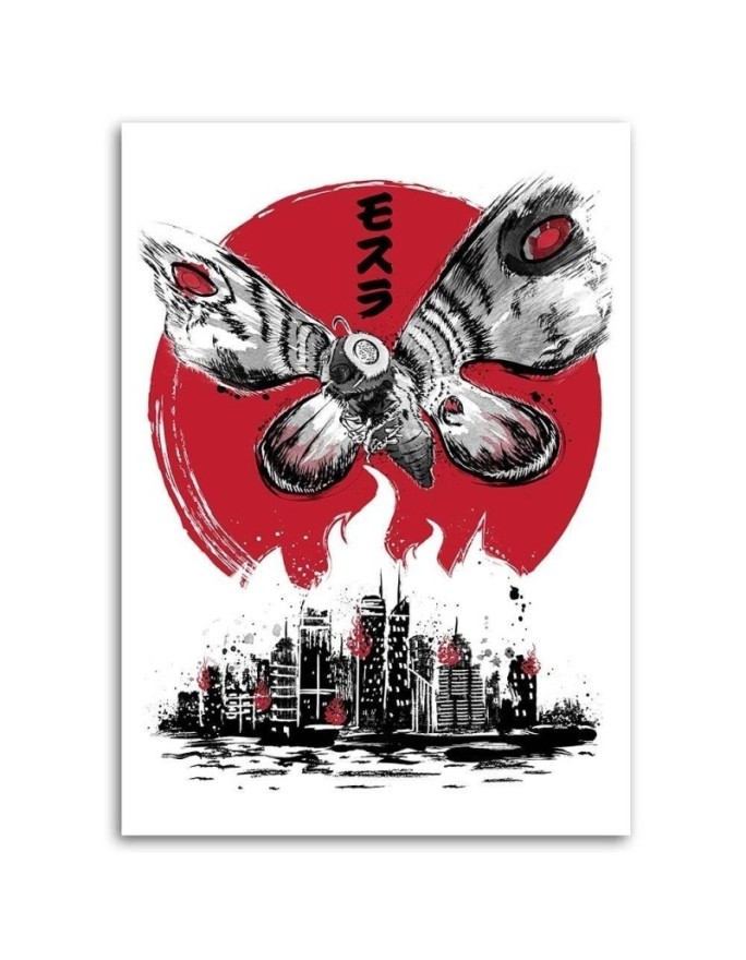 Obraz drukowany na płótnie canvas - Anime Giant Moth