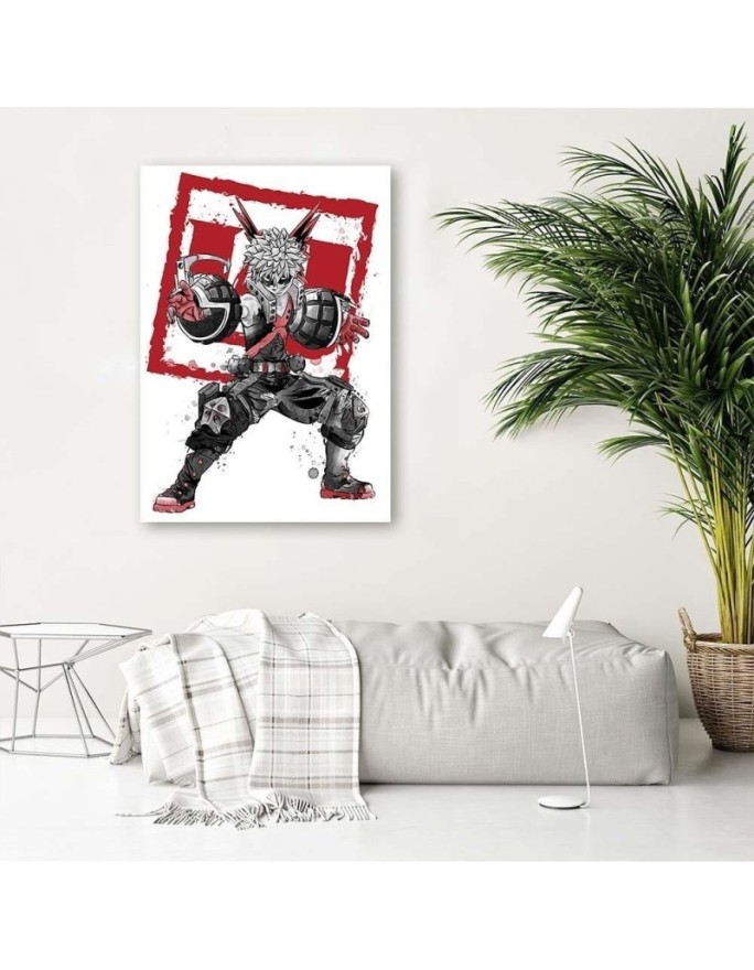 Obraz do pokoju nastolatka - Bakugo sumi-e Dr.Monekers