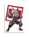 Obraz do pokoju nastolatka - Bakugo sumi-e Dr.Monekers